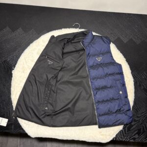PRADA BODYWARMER DOUBLE BLUE