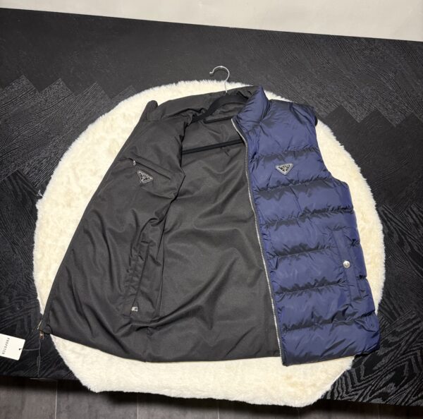 PRADA BODYWARMER DOUBLE BLUE