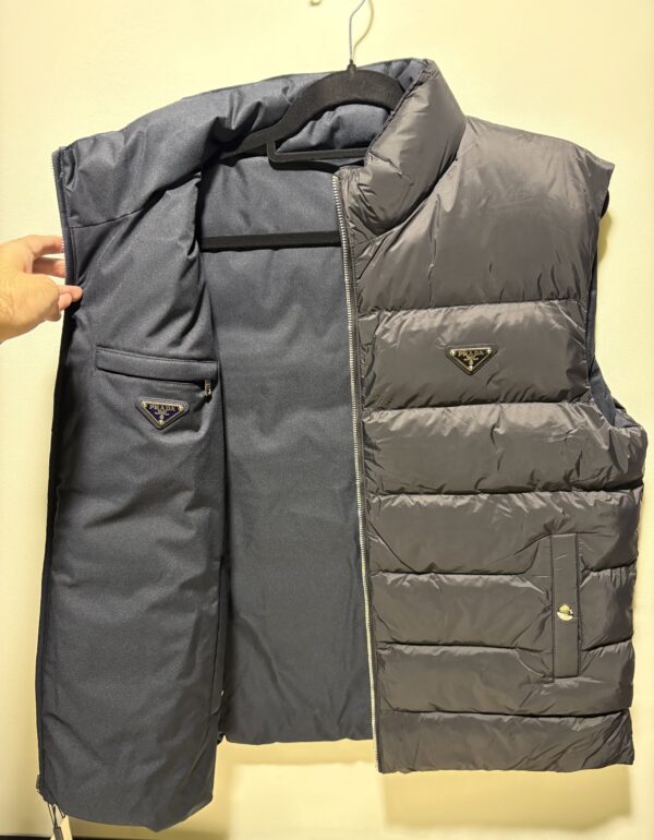 PRADA BODYWARMER DOUBLE BLACK - Afbeelding 2