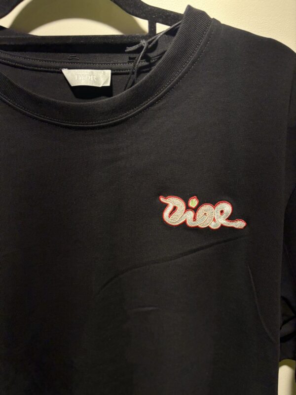 DIOR SNAKE SHIRT ZWART