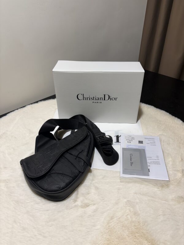 CHRISTIAN DIOR MESSENGER OVAL BLACK - Afbeelding 2