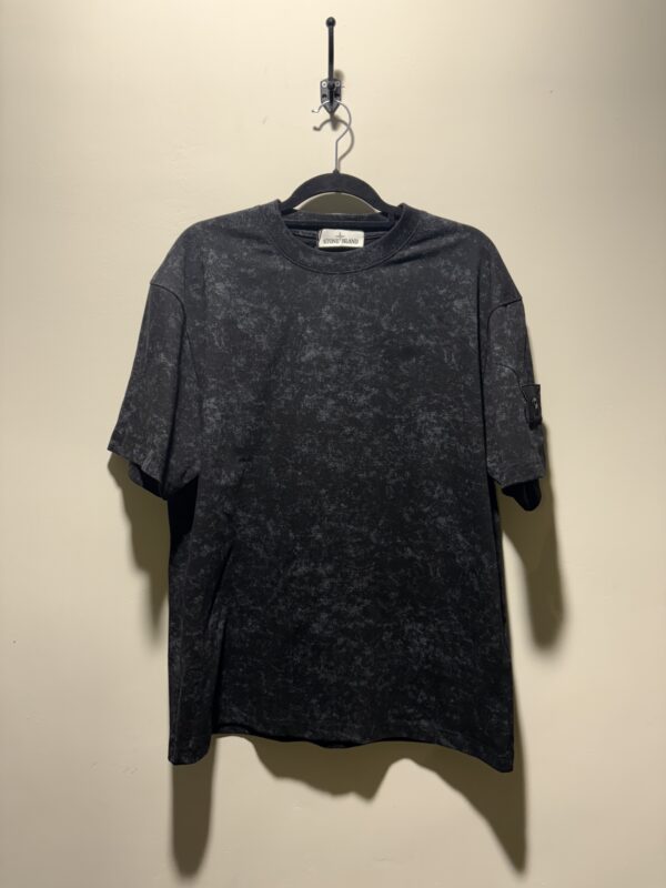 STONE ISLAND LOGO SHIRT ZWART - Afbeelding 2