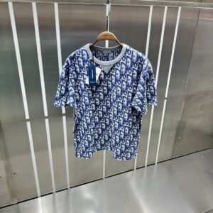 DIOR OBLIQUE SHIRT BLAUW