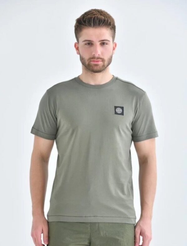 STONE ISLAND SHIRT GROEN