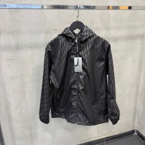 DIOR OBLIQUE REGENJAS ZWART