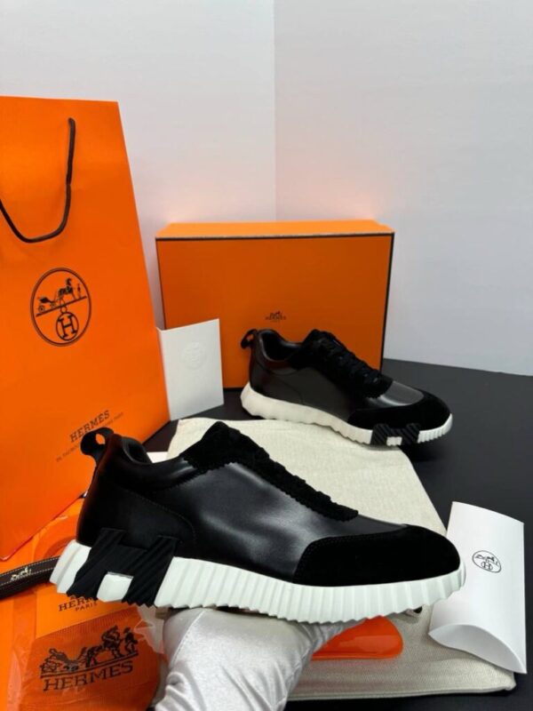 HERMES LEATHER BLACK/WHITE - Afbeelding 2