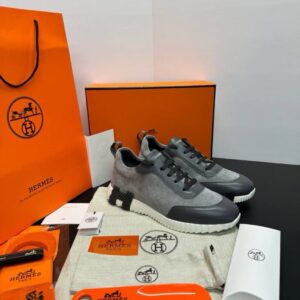 HERMES LEATHER GREY