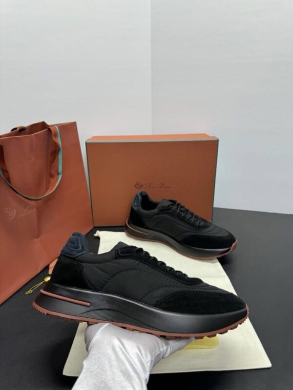 LORO PIANA SNEAKER BLACK/BLACK - Afbeelding 2
